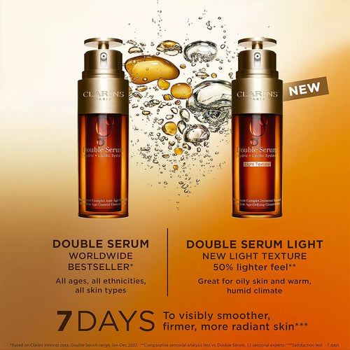 Double Serum Light Texture - Firming & Smoothing Anti-Aging Concentrate by Clarins