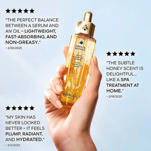 Abeille Royale Advanced Youth Watery Oil Serum is a revolutionary 3-in-1 oil-serum-lotion hybrid